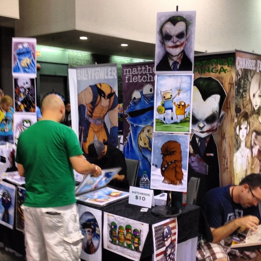 Comic Con Artist's Alley