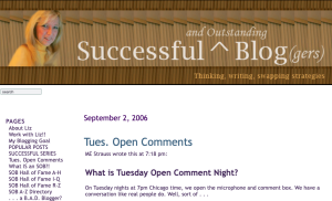 Liz Strauss blogger at successful-blog