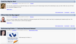 Performancing blog was a great example of a brand that became a tight-knit community