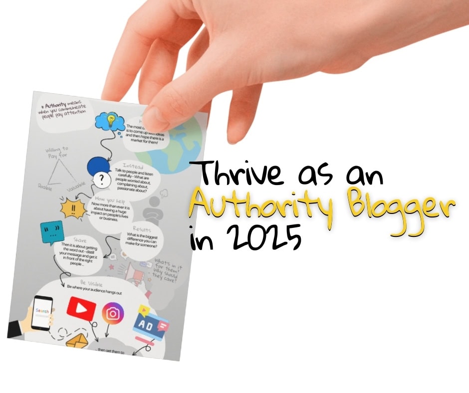 Thrive as an authority blogger in 2025