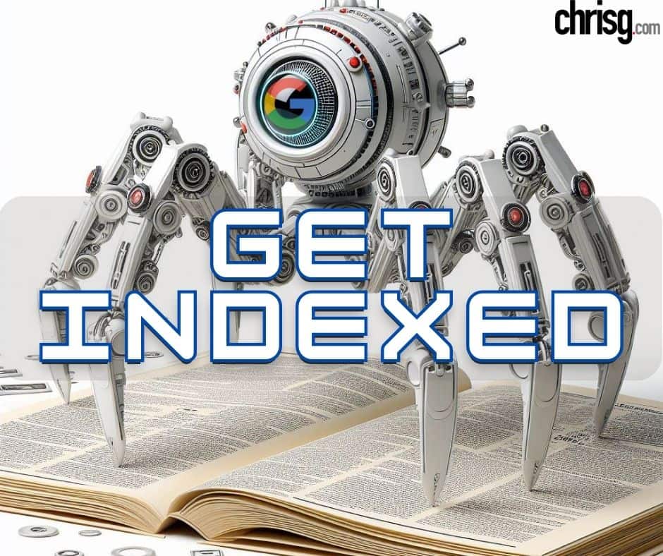 get indexed in google
