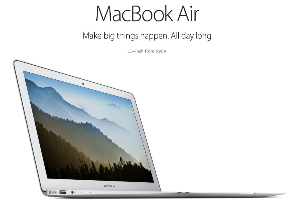 Is this Apple ad showing a feature or a benefit?